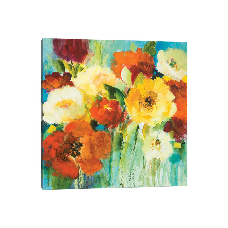 Flower Power II by Lanie Loreth - Wrapped Canvas Print, 30.48 cm H x 30.48 cm W