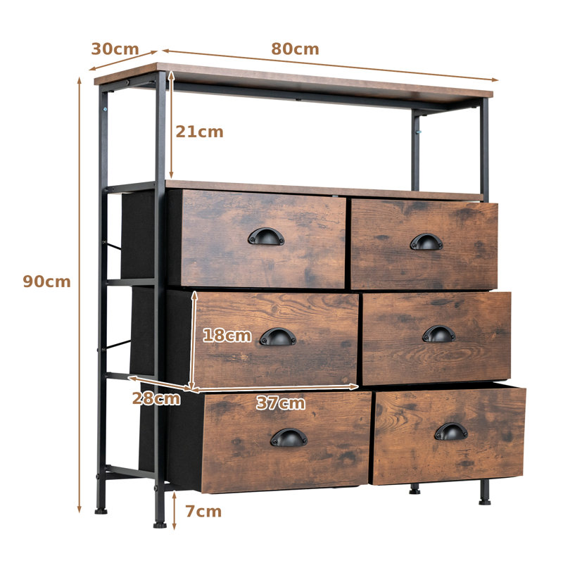 Luebbert 6 Drawer Chest
