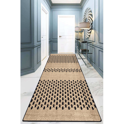 Antibacterial Hall Carpet, 100% Polyester, 39.4 x 78.7 inches | Non-Slip Underside, 0.4 in Pile Height | Washable by Machine, Durable Dot Base | Perfect for High Traffic Areas, Easy to Clean and Maintain