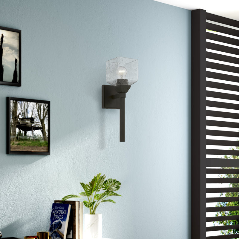 Ashanni Dimmable Bath Sconce, Black