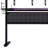 Canzi Gaming Table with USB Port in Black