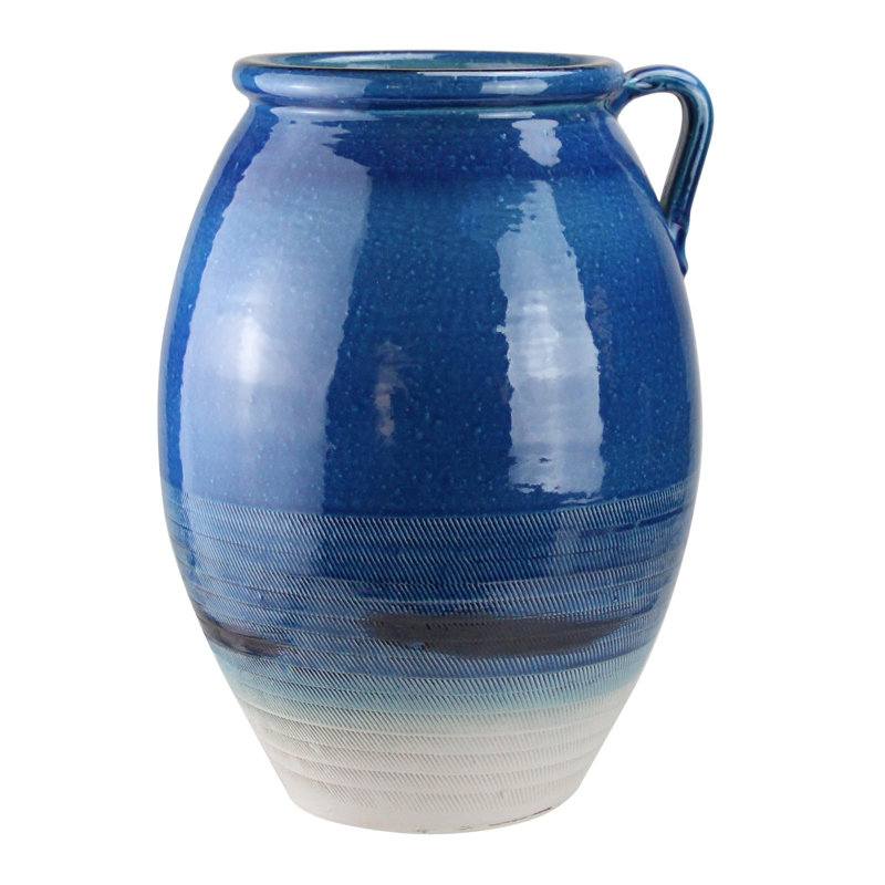 Vase 14 "Seaside Treasures, Bleu véritable