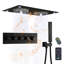 Camino 28"X15" 4-Function Flush Mounted Thermostatic Shower System with LED Light and Bluetooth Music-110585238