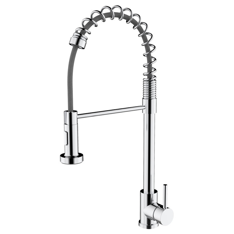 Transolid Cuisine Pro Pull Down Kitchen Faucet, Polished Chrome