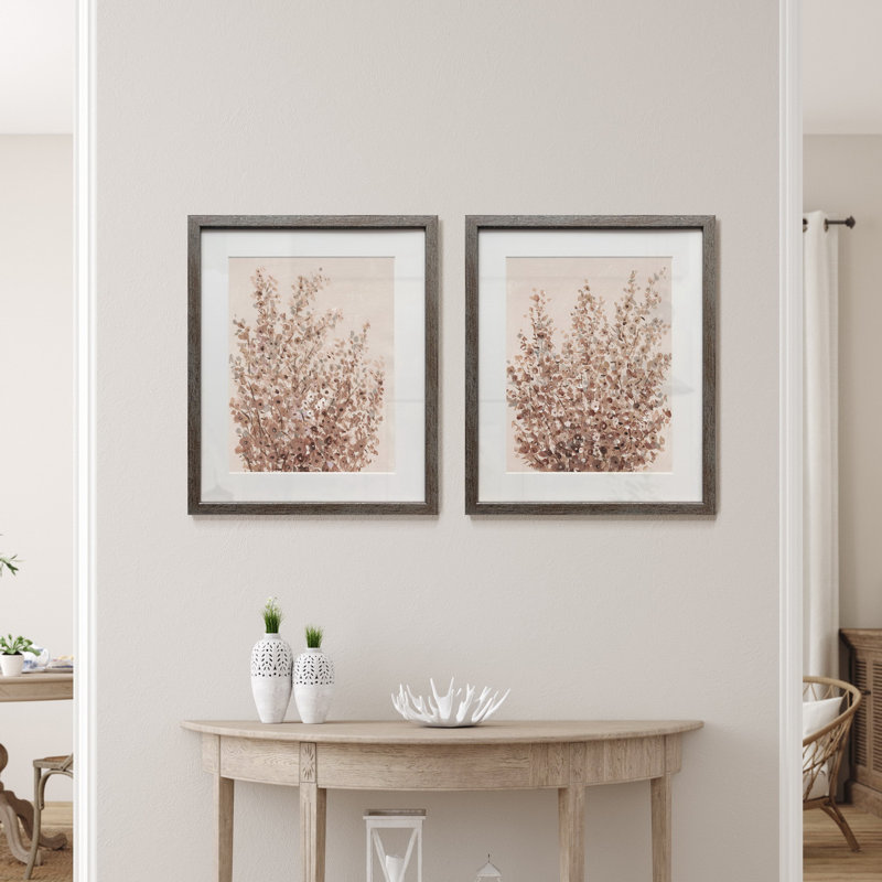 Wildflowers, ensemble de 2 reproductions d’art encadrées sur papier
