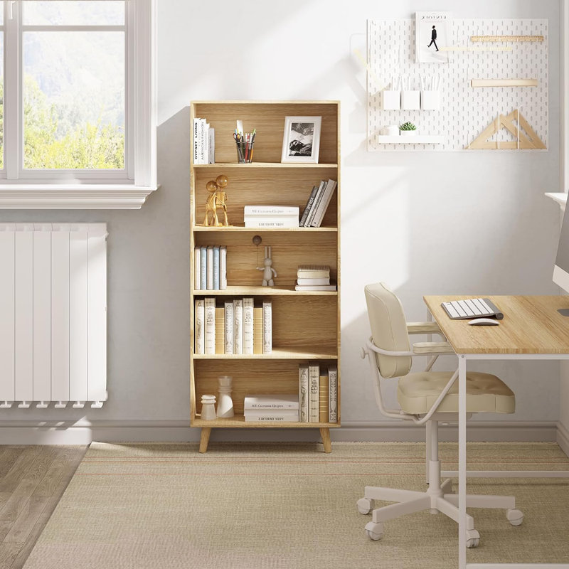 Ruithero 131cm H x 60.3cm W Standard Bookcase