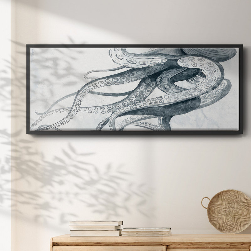Octoipi II - toile encadrée, H 20 po x l 50 po