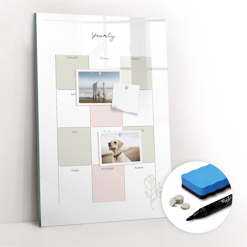 Magnetic Glass Dry Erase Board