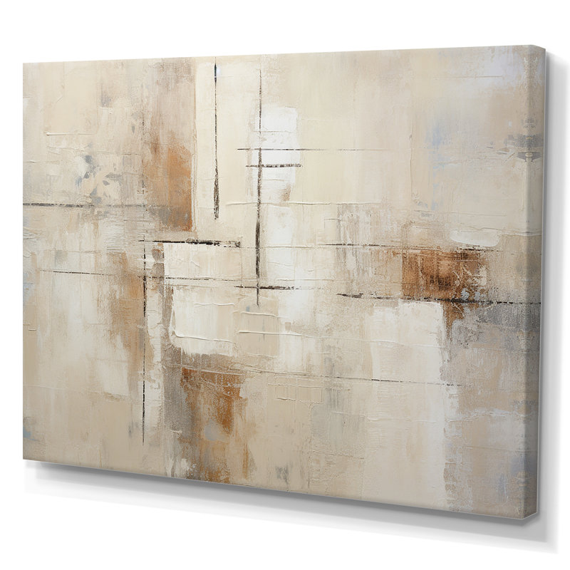 Minimalisme moderne, art zen scandinave II - décoration murale moderne scandinave, Toile tendue, H 12 po x l 20 po x P 1 po
