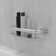 PLUS Shampoo Shelf 16" in Matte Black, Decorative Grab Bar with Shelf (500 lb. Capacity)