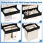 Système d'organisation 60 po avec tablettes de tour pour garde-robe, organisateur de buanderie avec tringles de suspension-109906168