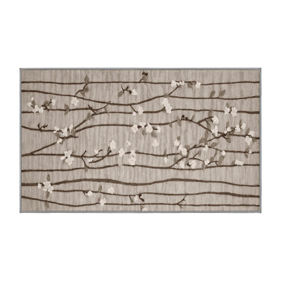 Machine Washable Gray Area Rug