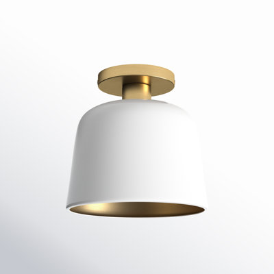 Che Single Light Metal Semi Flush Mount