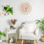 Rattan Flat Wall Mirror