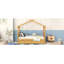 Lit simple en bois avec tiroirs