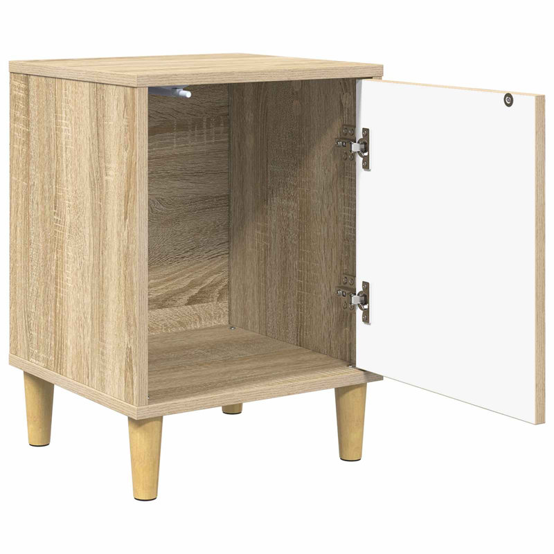  Bedside Cabinet Sonoma Oak Engineered Wood Nightstand Bedroom Furniture