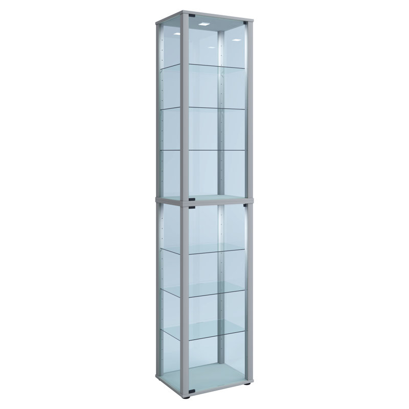 Carmelindo Display Cabinet, Silver