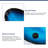 Mocoloo 21"L x 13"W Glass Bathroom Sink Tempered Glass Artistic Bathroom Sink with Pop-up Drain-124049132-124049129