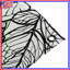 Tapisserie murale détaillée à motif de feuilles - décoration murale feuilles-296042915