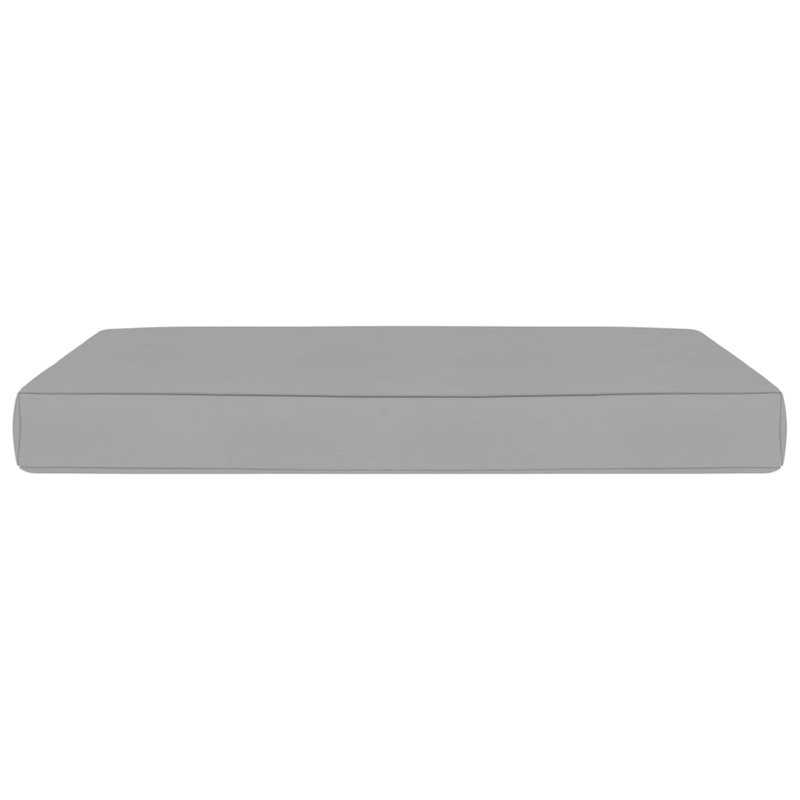 Coussin de siège d'extérieur, Gris, H 2,4 po x l 23,6 po x P 23,6 po