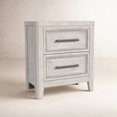 Herrington 2-Drawer Solid Wood Nightstand