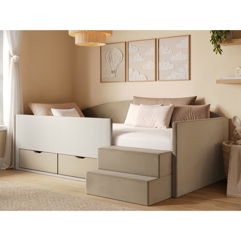 Upholstered Daybed, Beige