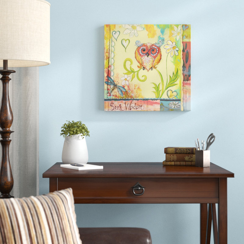 1 Piece Wrapped Canvas Painting, 45.72cm H x 45.72cm W