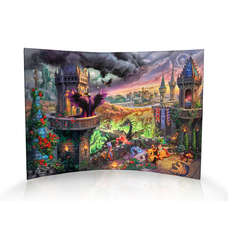 Disney (Maleficent) Curved Acrylic Print