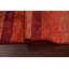 Tapis rouille en laine noué à la main de conception unique 3 pi x 5 pi New Age