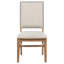 Chaise de salle à manger rembourrée Breslin Beige
