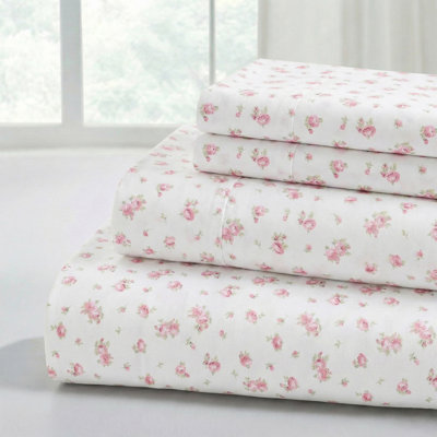 Modern Threads 4-Piece Ultra Soft Microfiber Sheet Set with Deep Pockets in Solids & Prints