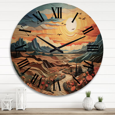 Horloge murale Nevada Canyon Mirage II - Canyon
