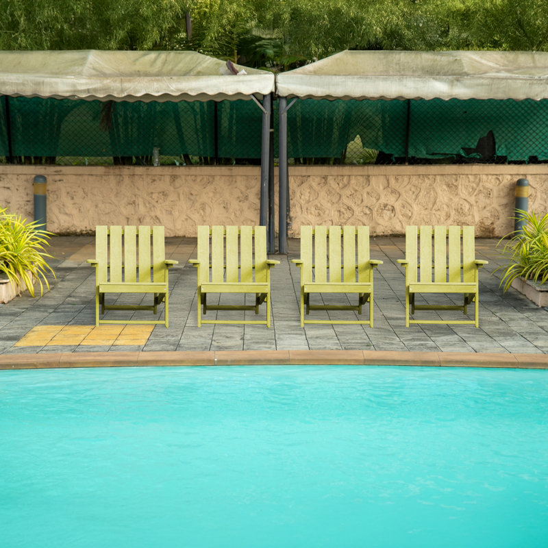 Chaise Adirondack Shore, Jaune