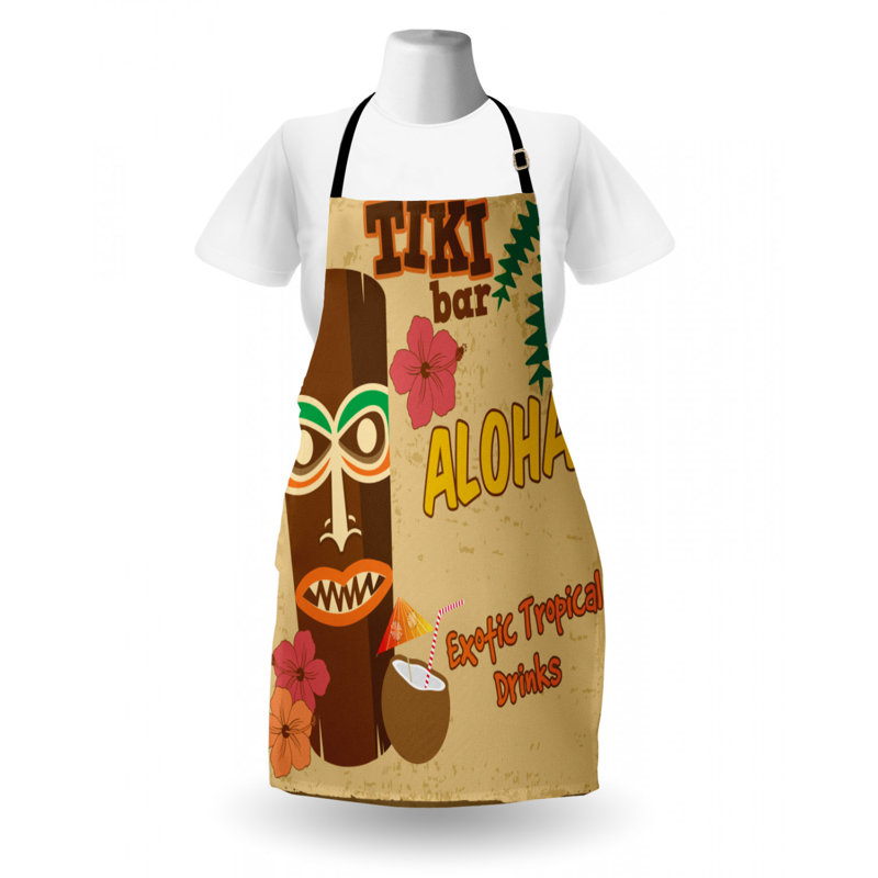 Tablier de bar tiki