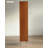 Tall Adjustable Open Wood Bookcase with Sturdy Metal Legs