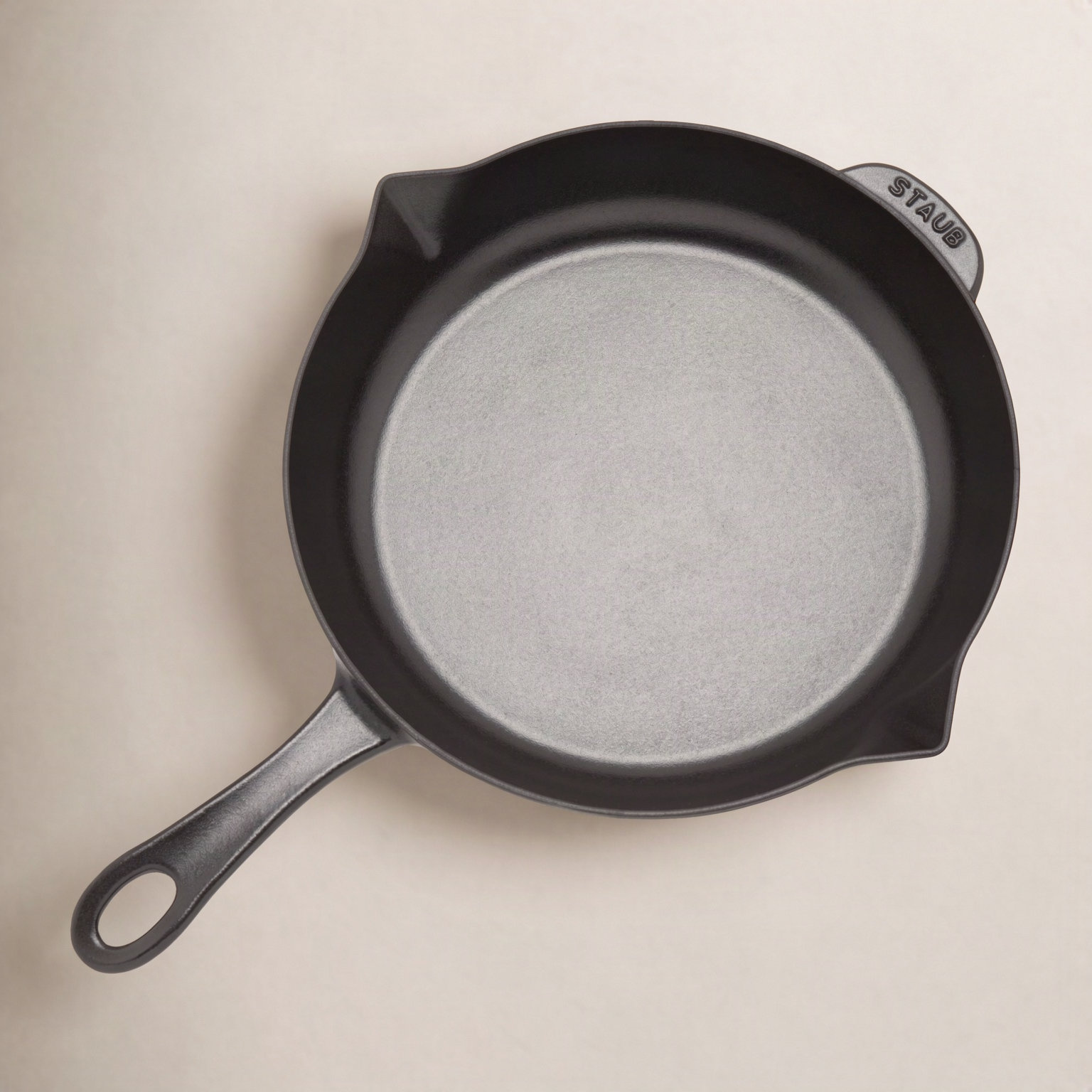 Staub Cast Iron Frying Pan, 10", Black Matte