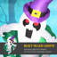 Décoration d'Halloween gonflable Outsunny de 4 pi, fantôme illuminé avec chapeau, présentoir à DEL gonflable, imperméable et facile à installer