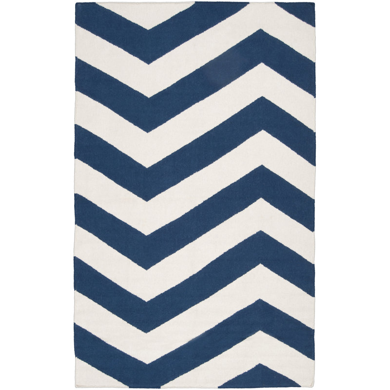 Asencio Wool Chevron Indoor Rug, Runner 2'6" x 8'