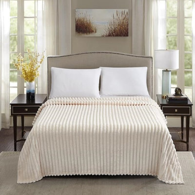 Ribbed Throw Blanket – Soft, Lightweight & Cozy Home Décor Throw