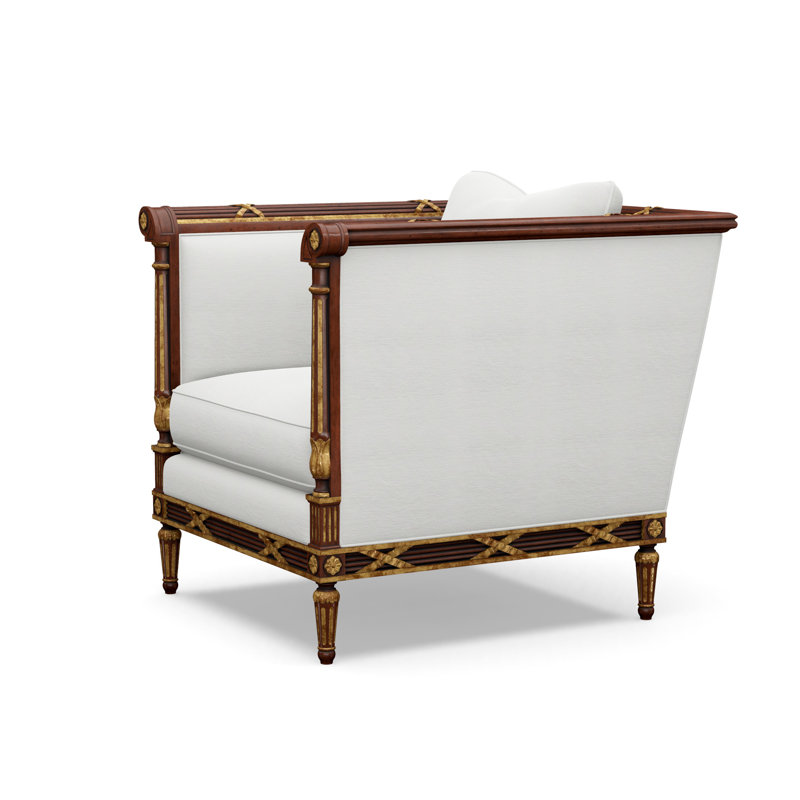 The Regent's Visit  Accent Chair, Page Snow (Performance fabric) 1355-91