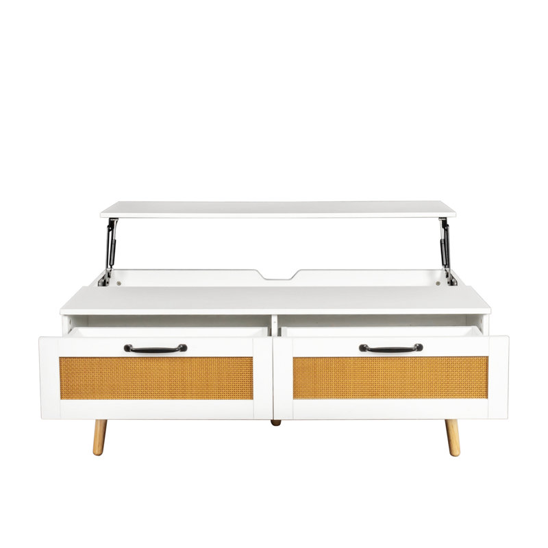 Table basse Amelio, Blanc