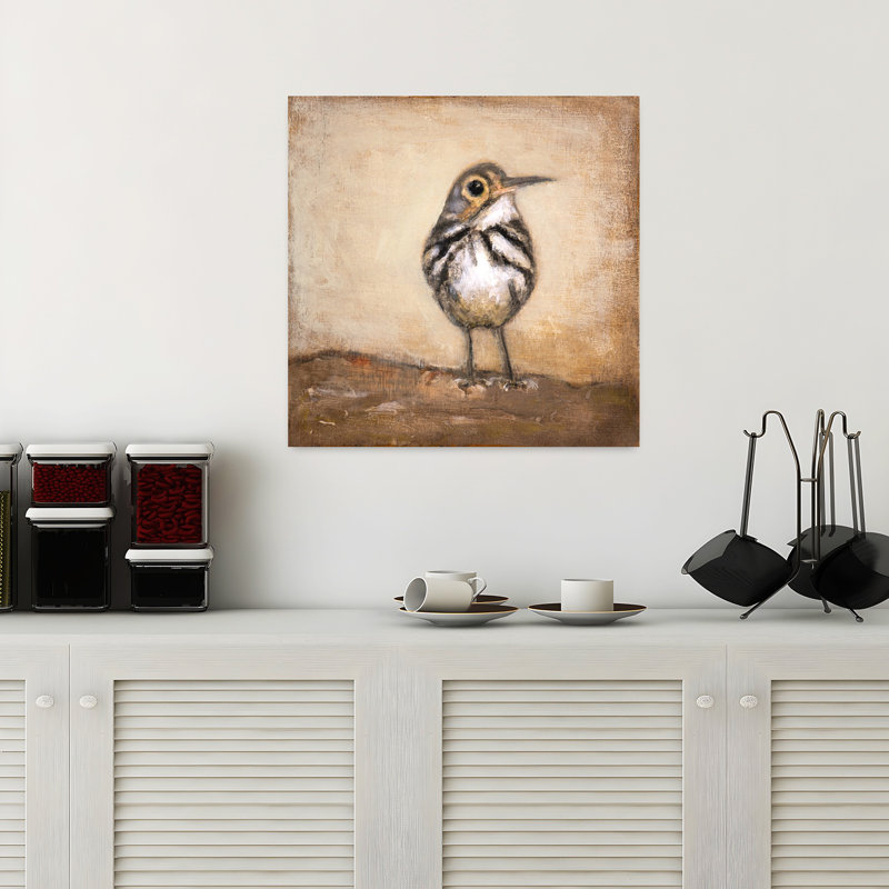 «Little One Contemporary Bird Nature», art mural, H 18 po x l 18 po