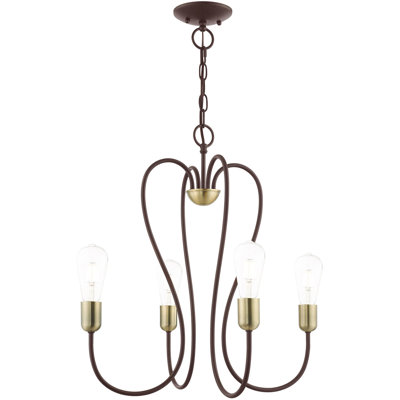 Rocha Steel Dimmable Chandelier