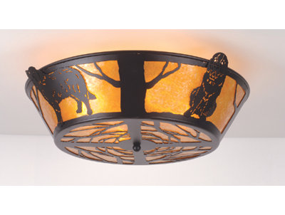 Plafonnier encastré 4 lumières unique 23 po