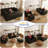 106''Compression Upholstered Chenille L-Shape Sectional With Ottoman, No Assembly Required-1679190850