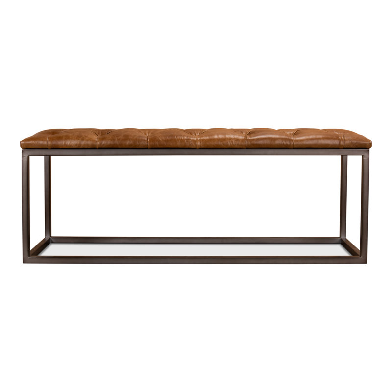 Cologne Leather Dining Bench