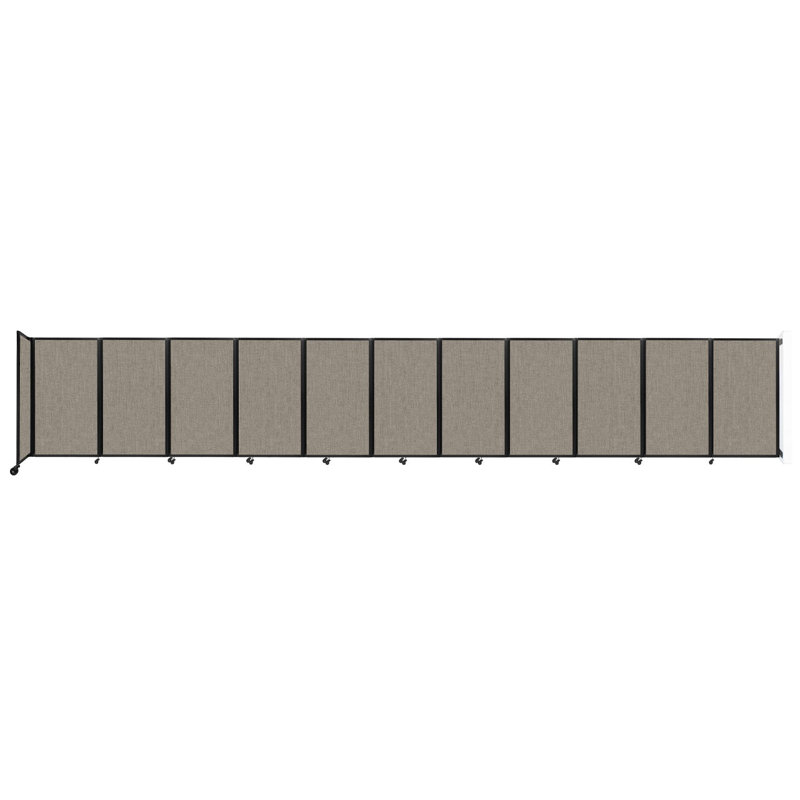 11 - Cloison pliante à panneaux, 11, Galet chaud, H 60 po x l 366 po x P 12 po