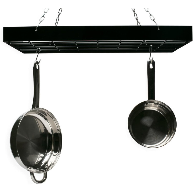 Steel Rectangle Wall Mounted Pot Rack