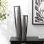 Ensemble de vases de table effilés en métal 2 pièces Fratar-2057238309