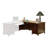 Michal L-Shaped Solid Wood Executive Desk